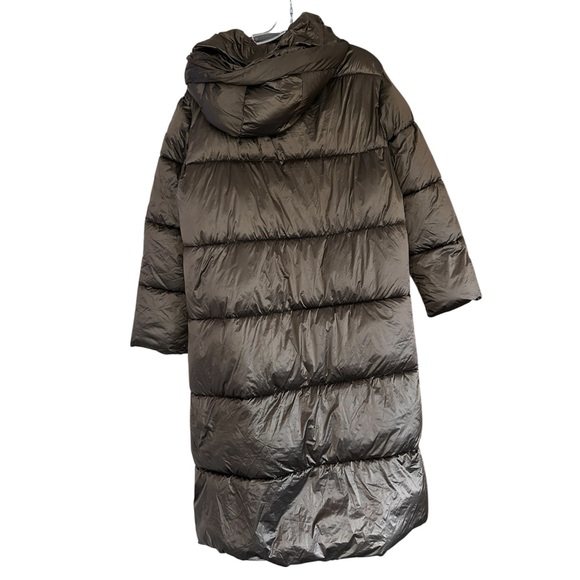 Women's Bronze Brown Puffer Coat Sz 6.  BNWT. - Picture 3 of 6